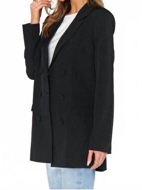 Show Me Your MuMu NWT Best Black Double-Breasted Blazer Jacket